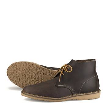 Red Wing Heritage Weekender - Tmavo Hnede Chukka Cizmy Panske, RW020SK